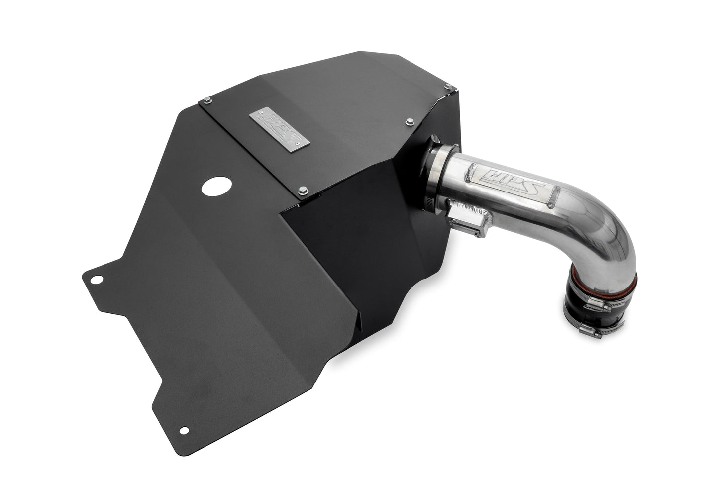 HPS Performance Air Intake Kit with Heat Shield, Polished, 827-779P