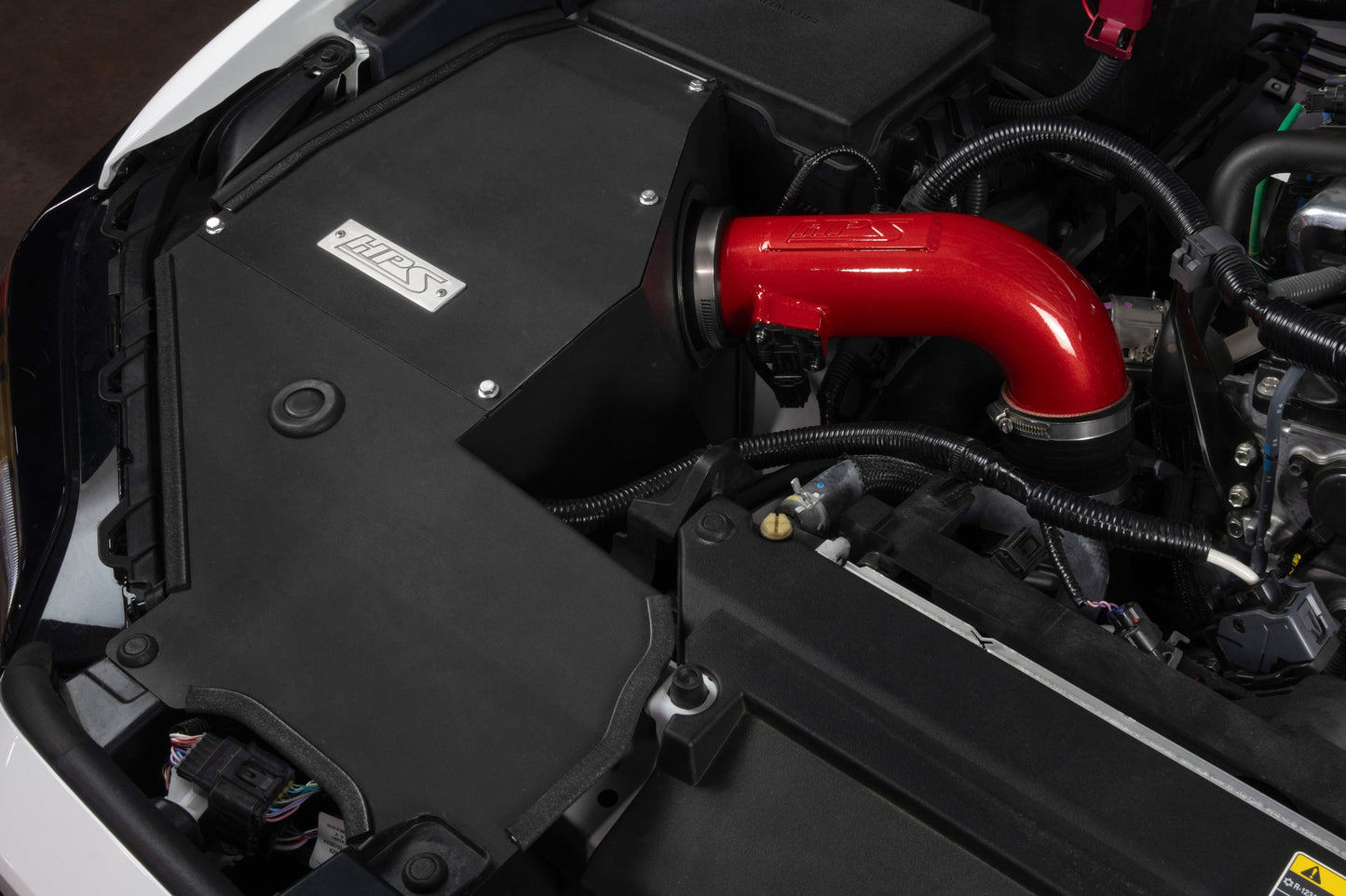 HPS Performance Air Intake Kit with Heat Shield, Blue, 827-779BL