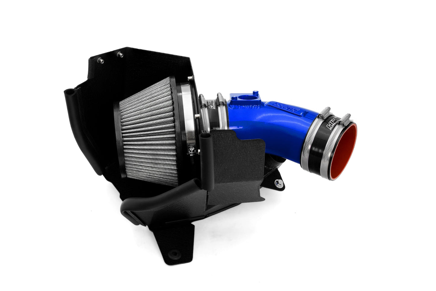 HPS Performance Air Intake Kit with Heat Shield, Blue, 827-783BL