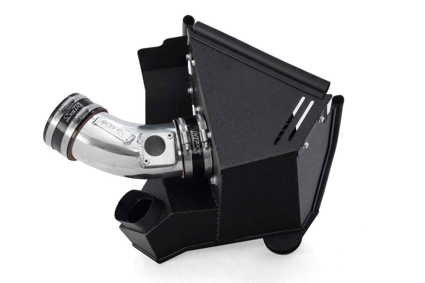 HPS Performance Air Intake Kit with Heat Shield Polished 827-783P