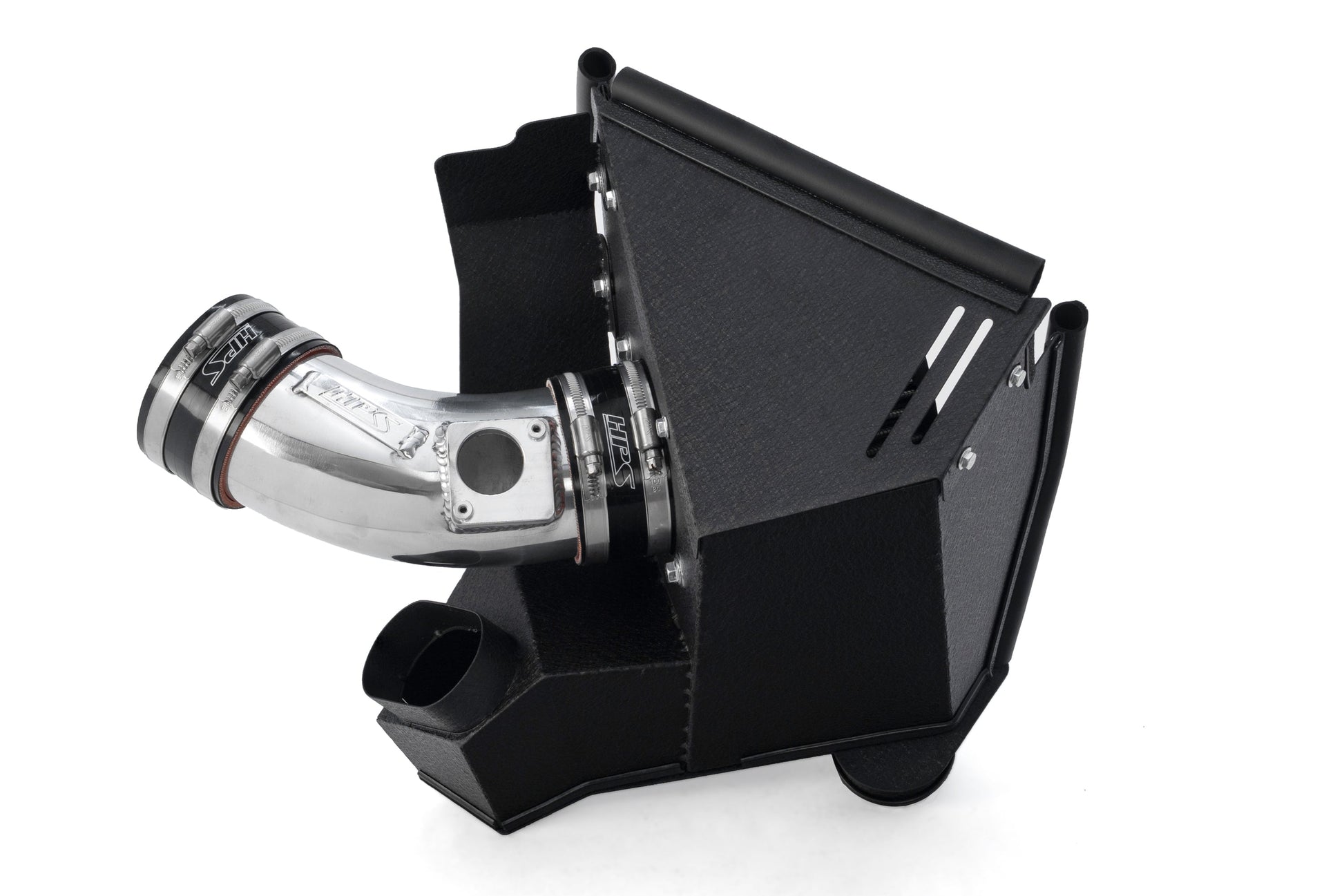 HPS Performance Air Intake Kit with Heat Shield Polished 827-783P