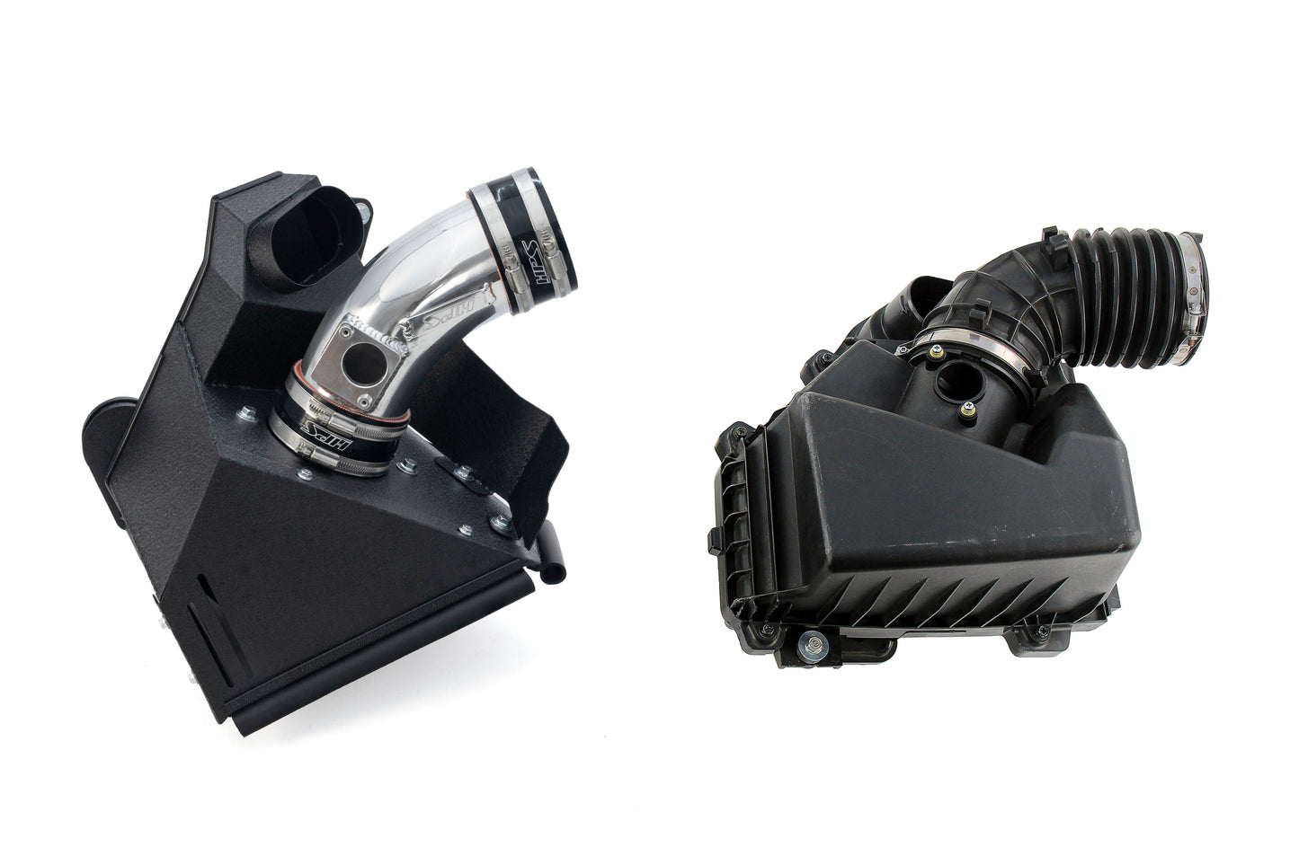 HPS Performance Air Intake Kit with Heat Shield, Polished, 827-783P