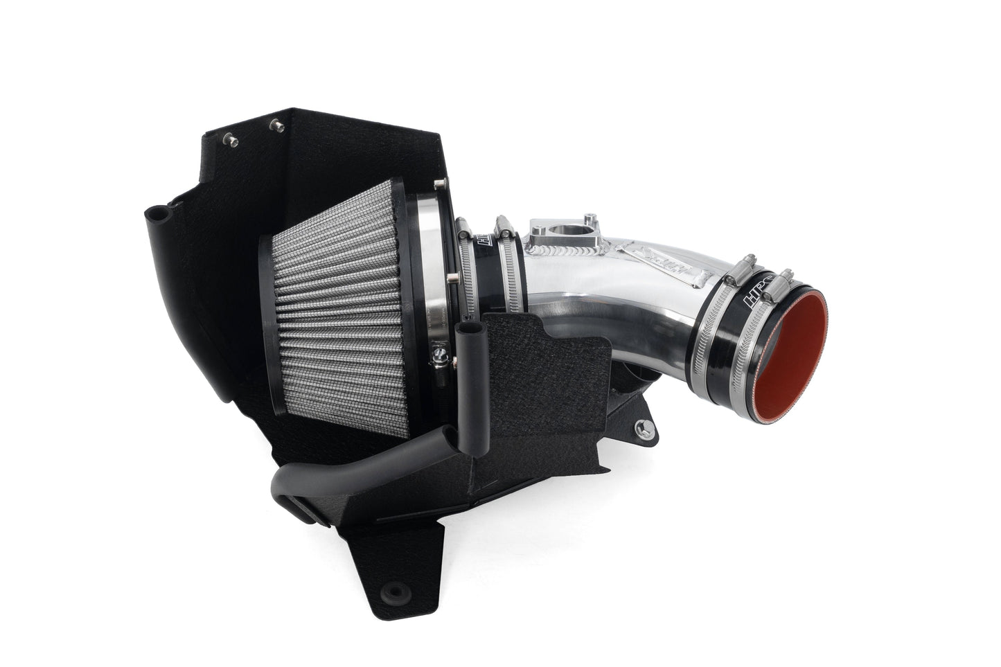 HPS Performance Air Intake Kit with Heat Shield, Polished, 827-783P