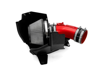 HPS Performance Air Intake Kit with Heat Shield, Red, 827-783R