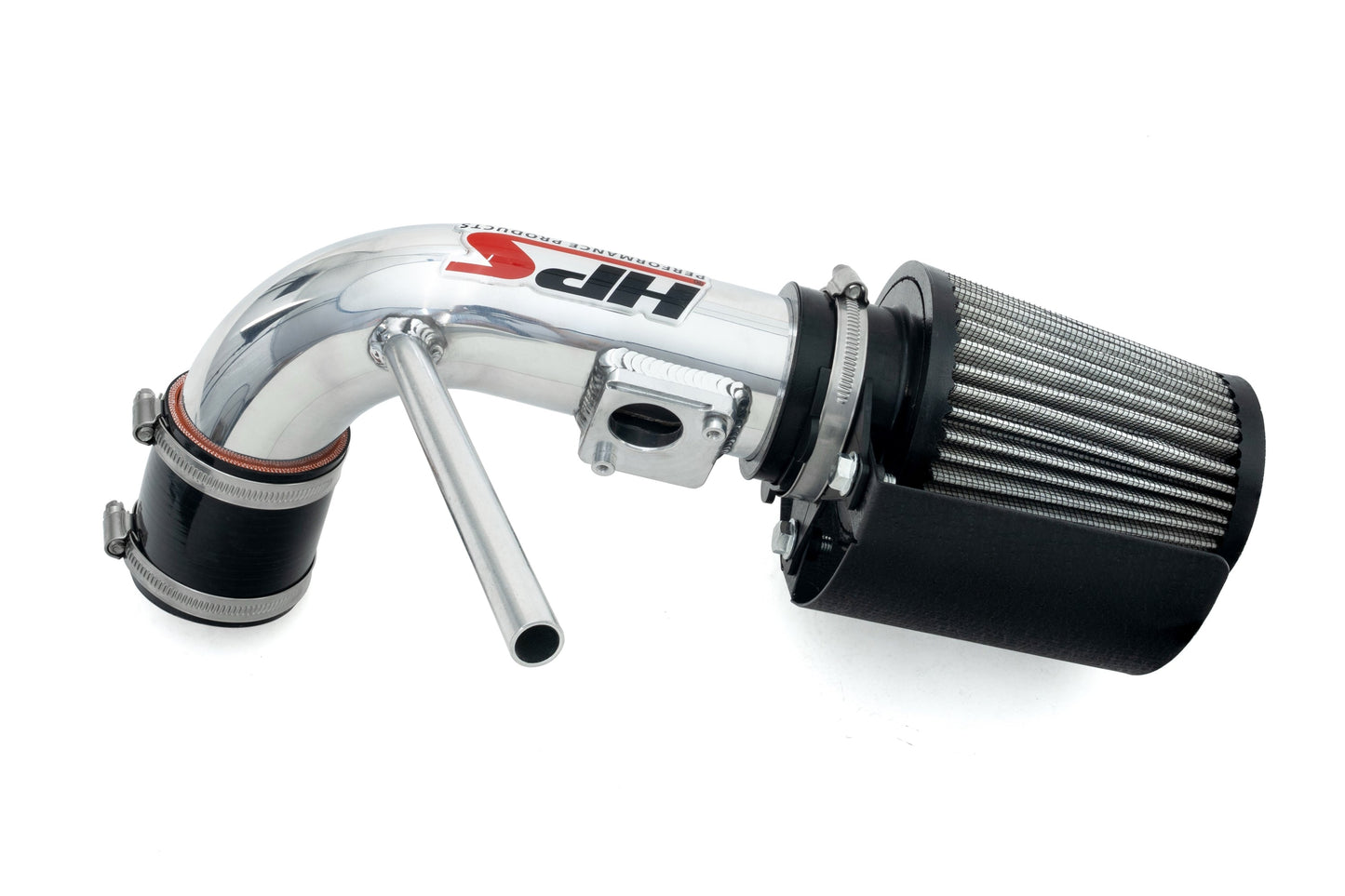 HPS Performance Air Intake Kit with Heat Shield, Polished, 827-784P