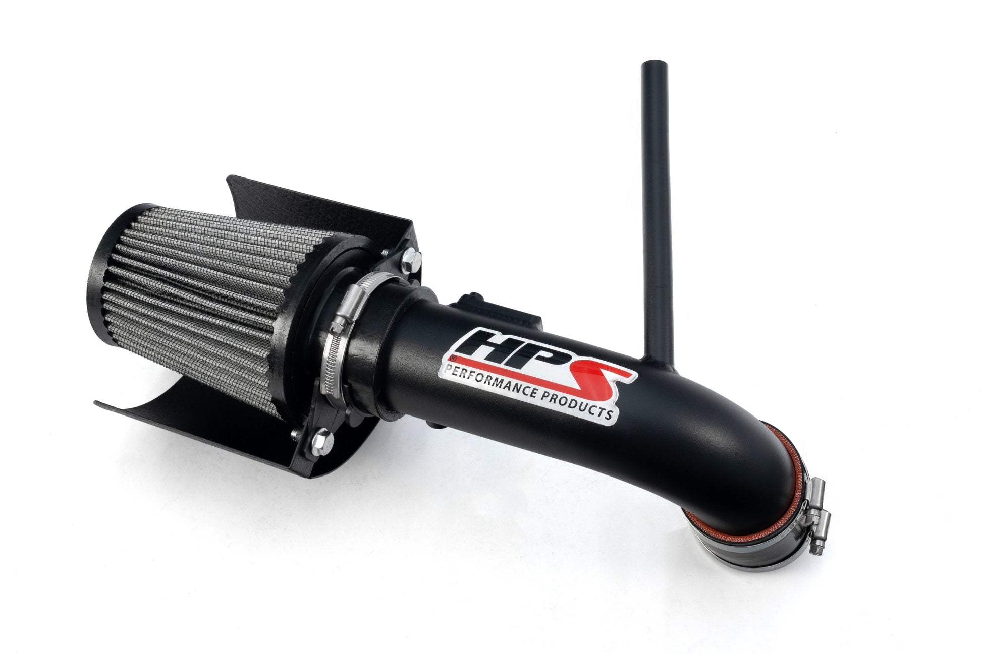 HPS Performance Air Intake Kit with Heat Shield Red 827-784WB