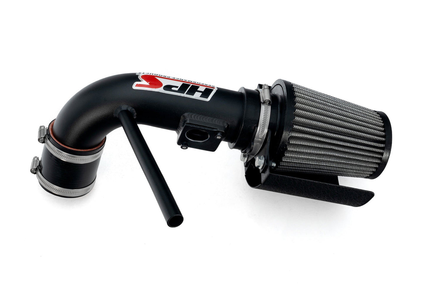 HPS Performance Air Intake Kit with Heat Shield, Red, 827-784WB
