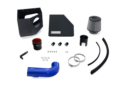 HPS Performance Air Intake Kit with Heat Shield, Blue, 827-786BL