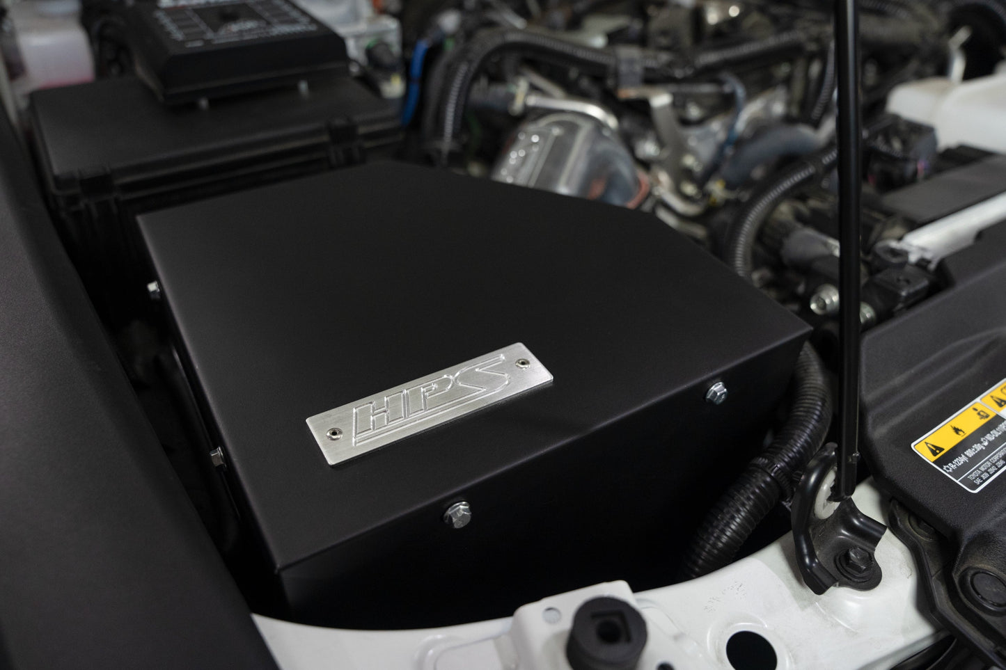 HPS Performance Air Intake Kit with Heat Shield, Polished, 827-786P