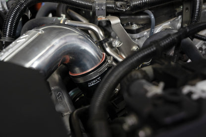 HPS Performance Air Intake Kit with Heat Shield, Polished, 827-786P