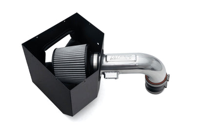 HPS Performance Air Intake Kit with Heat Shield, Polished, 827-786P