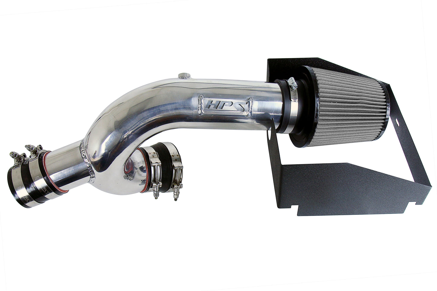 HPS Performance Air Intake Kit with Heat Shield Polished 827-787P