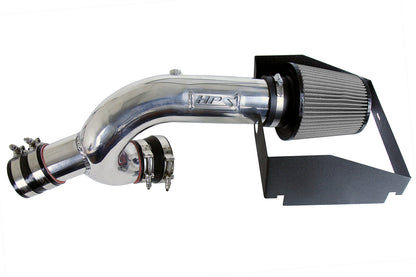 HPS Performance Air Intake Kit with Heat Shield Polished 827-787P