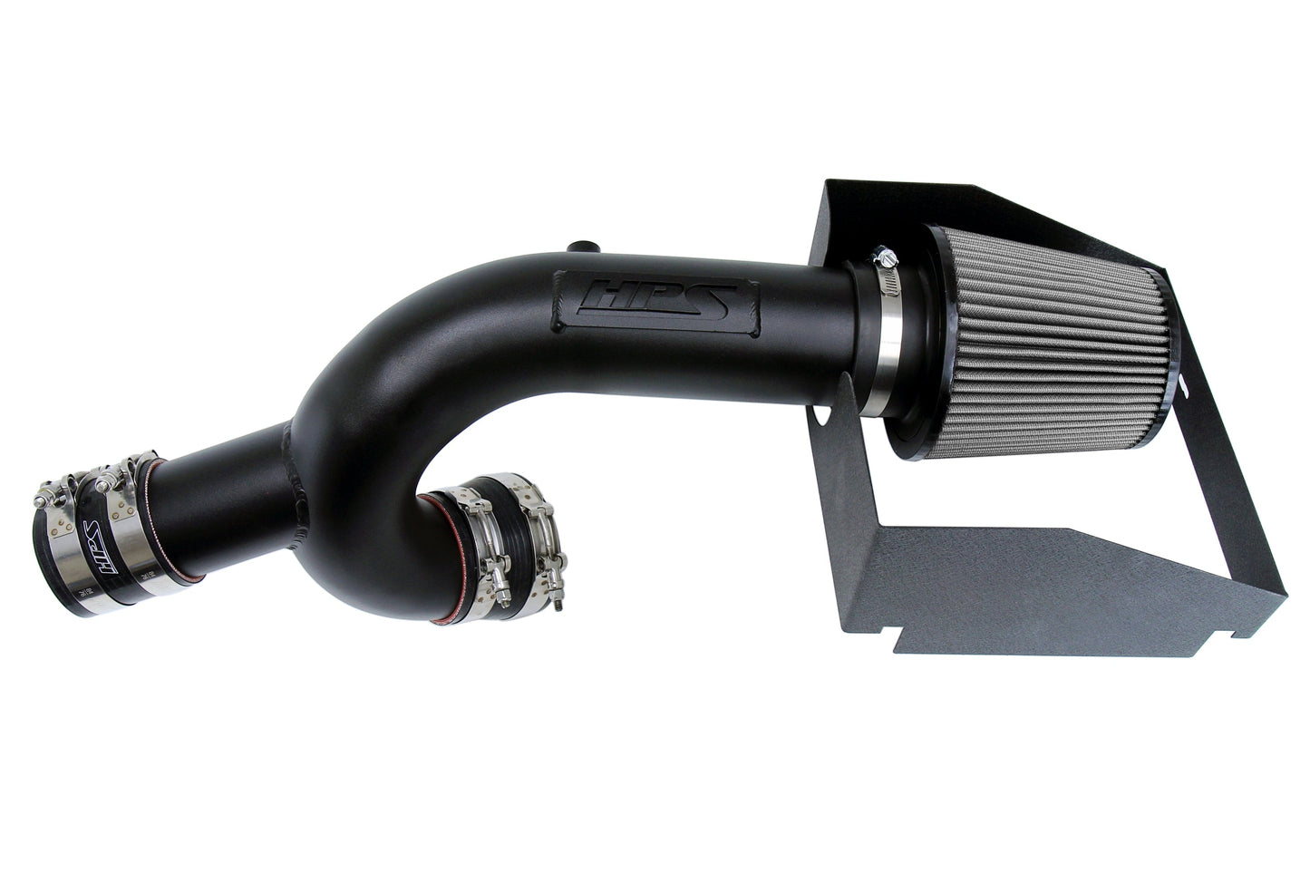 HPS Performance Air Intake Kit with Heat Shield Black 827-787WB