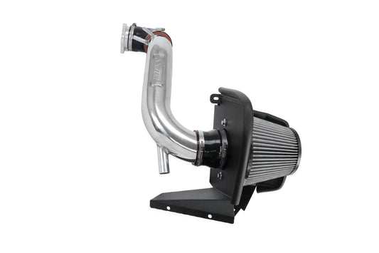 HPS Performance Polished Air Intake Kit with Heat shield and Turbo Inlet 827-797P