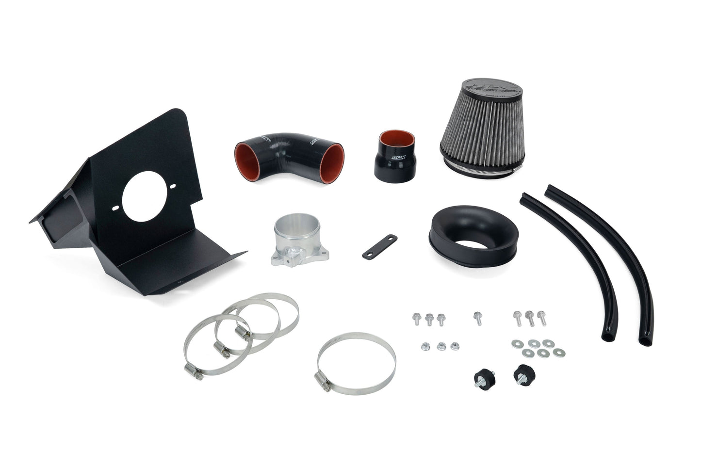 HPS Performance Blue Air Intake Kit with Heat shield and Turbo Inlet, 827-797BL