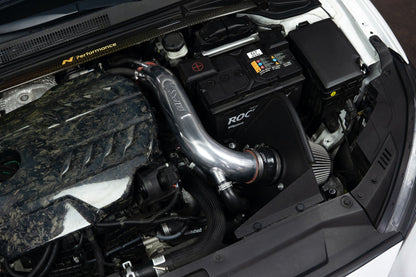 HPS Performance Polished Air Intake Kit with Heat shield and Turbo Inlet, 827-797P