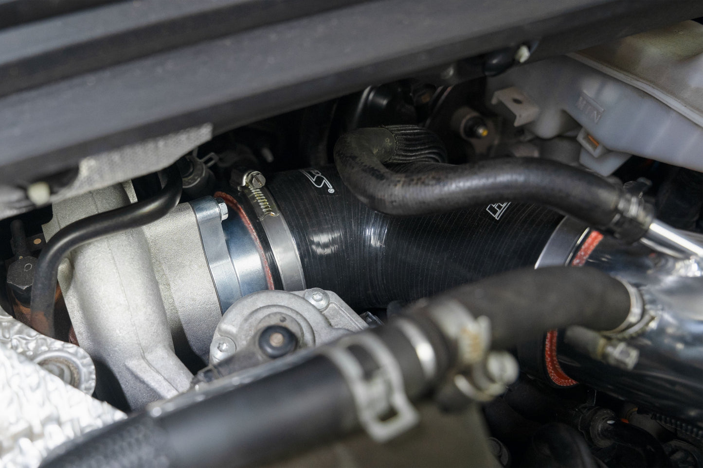 HPS Performance Blue Air Intake Kit with Heat shield and Turbo Inlet, 827-797BL