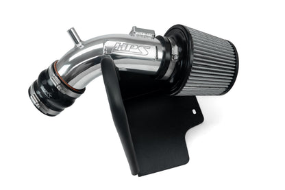 HPS Performance Air Intake Kit with Heat shield Polished 827-798P