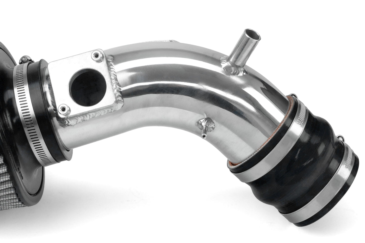 HPS Performance Air Intake Kit with Heat shield, Polished, 827-798P