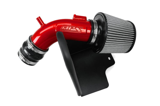 HPS Performance Air Intake Kit with Heat shield Red 827-798R