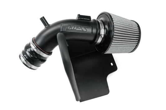 HPS Performance Air Intake Kit with Heat shield Black 827-798WB