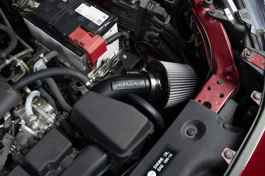 HPS Performance Air Intake Kit with Heat shield, Black, 827-798WB