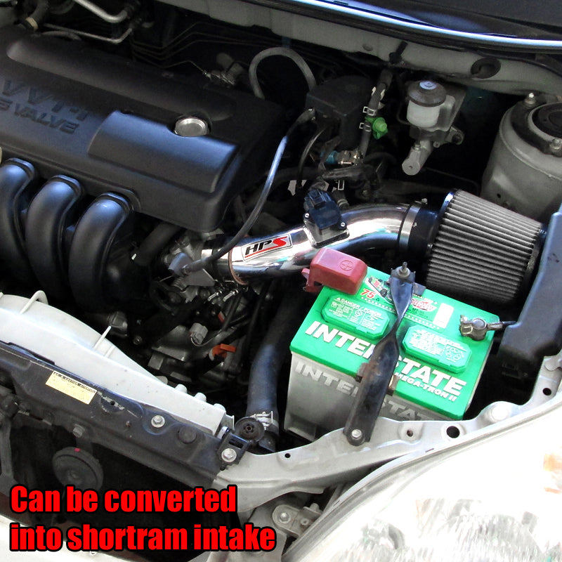 HPS Performance Cold Air Intake Kit, Polished, 837-513P