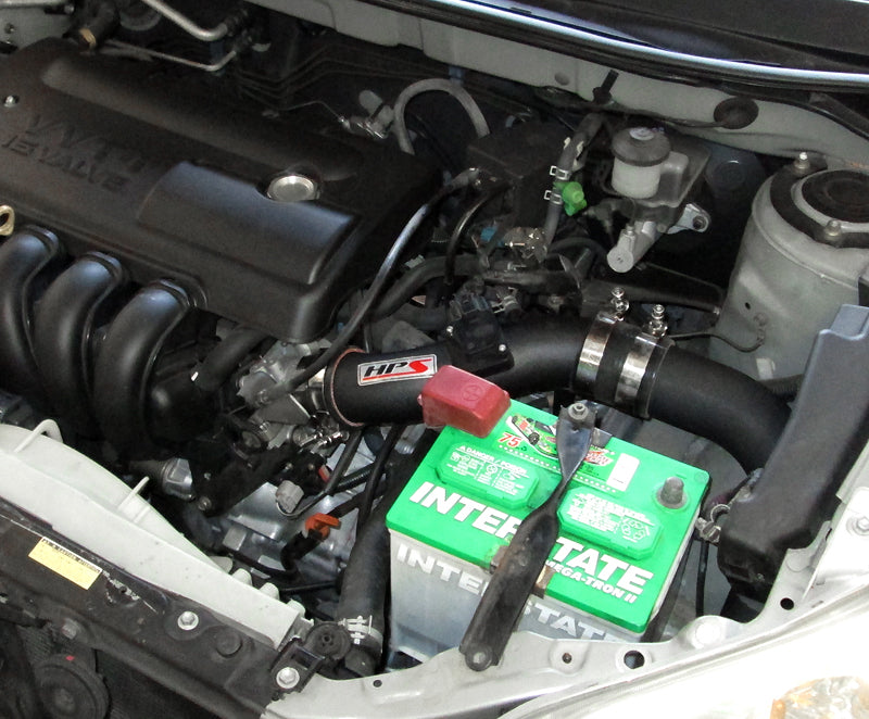HPS Performance Cold Air Intake Kit, Black, 837-513WB