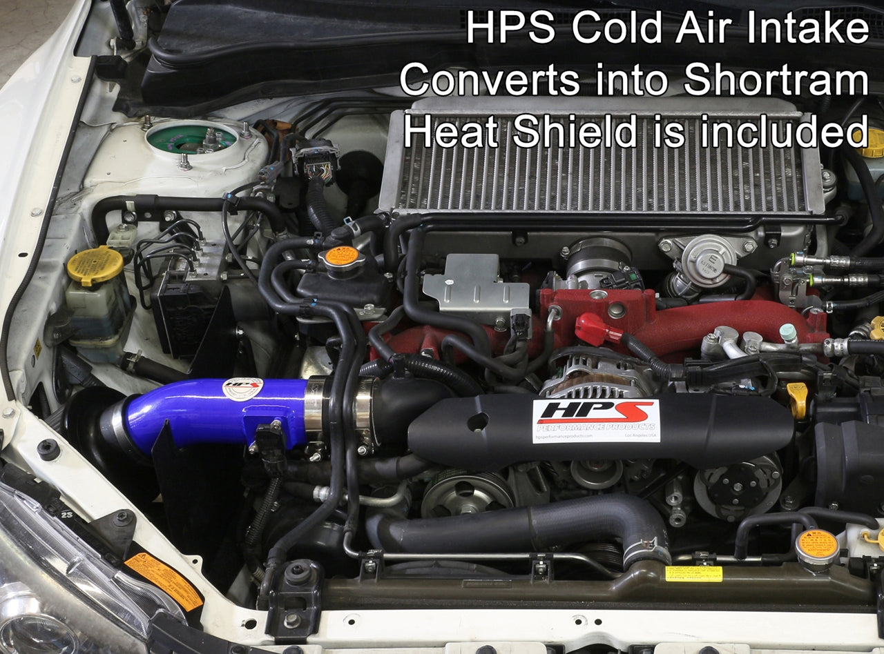 HPS Performance Cold Air Intake Kit, Blue, 837-566BL