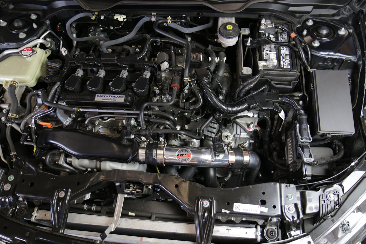HPS Performance Cold Air Intake Kit, Black, 837-602WB