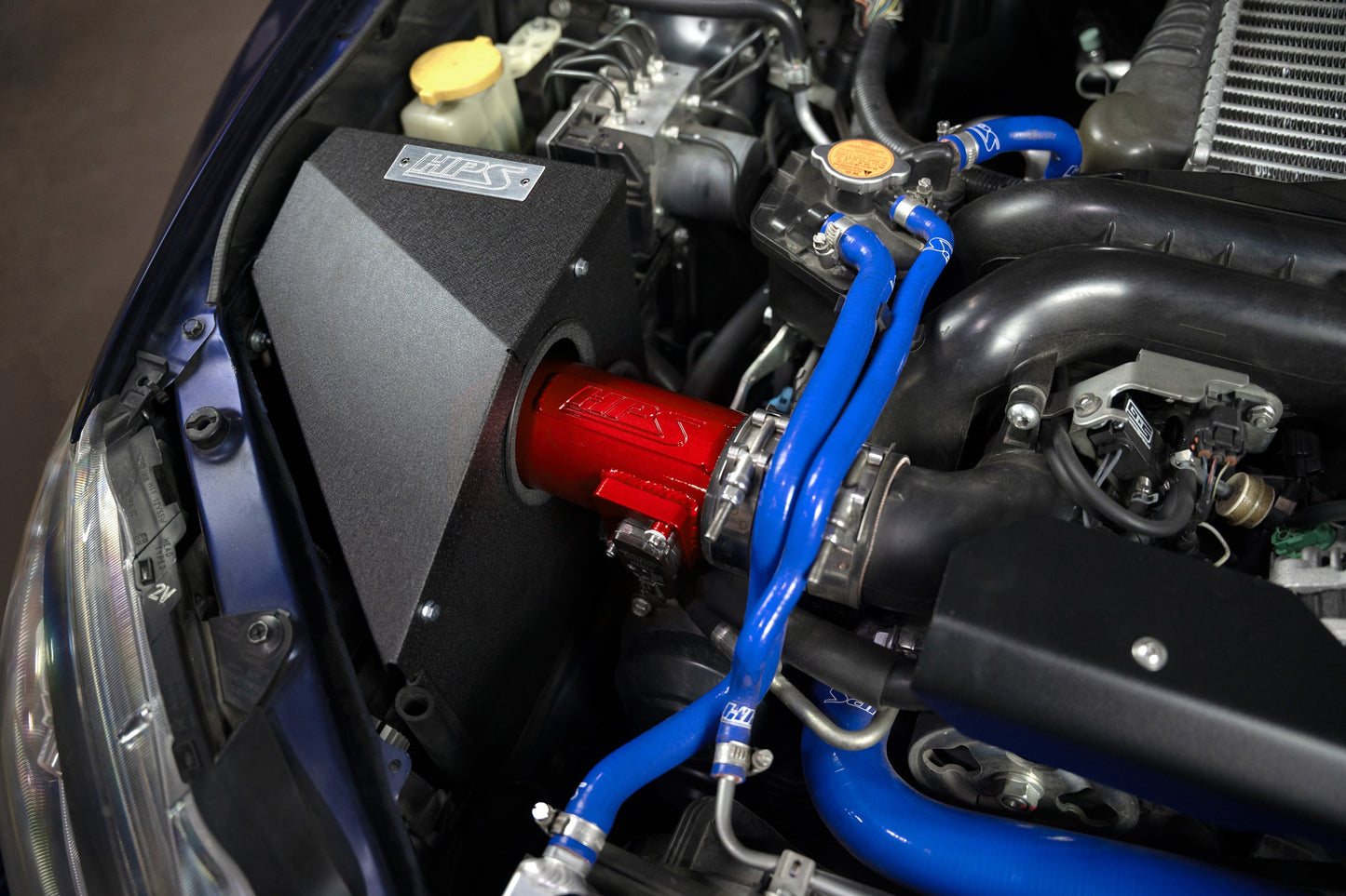 HPS Performance Cold Air Intake Kit, Red, 837-778R