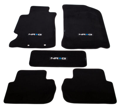 NRG Floor Mats - 02-06 Acura RSX (NRG Logo) - 5pc.