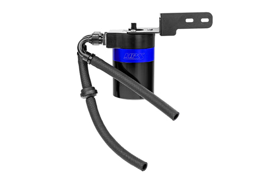 HPS Performance Billet Aluminum Oil Catch Can Kit Blue 860-002BL