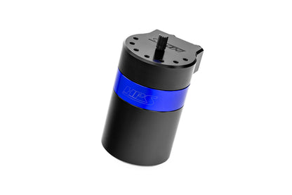 HPS Performance Billet Aluminum Oil Catch Can Kit, Blue, 860-002BL