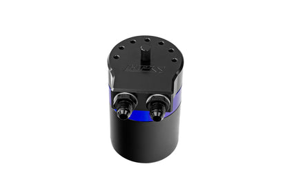 HPS Performance Billet Aluminum Oil Catch Can Kit, Blue, 860-002BL