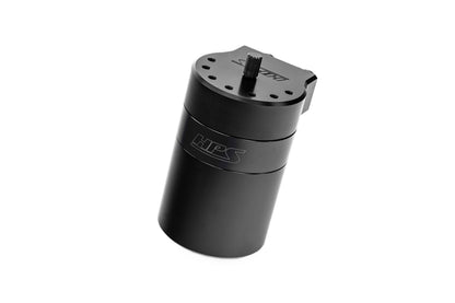 HPS Performance Billet Aluminum Oil Catch Can Kit, Black, 860-002WB