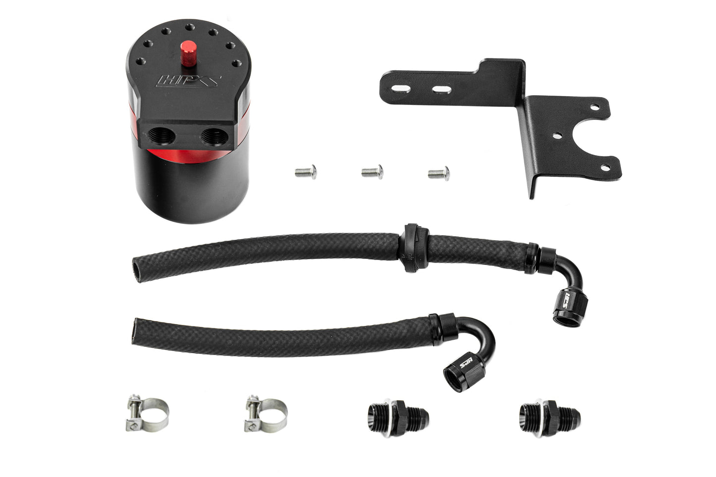 HPS Performance Billet Aluminum Oil Catch Can Kit 860-002
