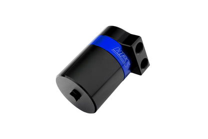 HPS Performance Billet Aluminum Oil Catch Can Kit, Blue, 860-005BL