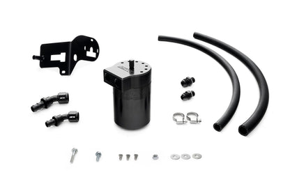HPS Performance Billet Aluminum Oil Catch Can Kit, Black, 860-007WB