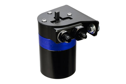 HPS Performance Billet Aluminum Oil Catch Can Kit Blue 860-010BL