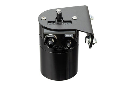 HPS Performance Billet Aluminum Oil Catch Can Kit, Black, 860-010WB