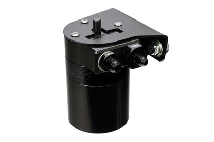 HPS Performance Billet Aluminum Oil Catch Can Kit Black 860-010WB