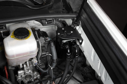HPS Performance Billet Aluminum Oil Catch Can Kit, Black, 860-010WB