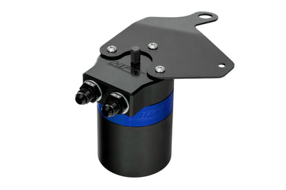 HPS Performance Billet Aluminum Oil Catch Can Kit Blue 860-011BL