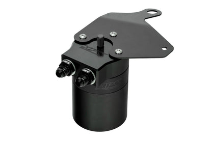 HPS Performance Billet Aluminum Oil Catch Can Kit Black 860-011WB