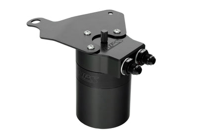 HPS Performance Billet Aluminum Oil Catch Can Kit, Black, 860-011WB