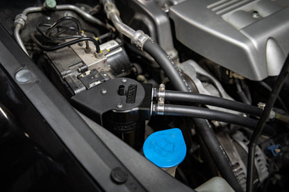 HPS Performance Billet Aluminum Oil Catch Can Kit, Black, 860-013WB