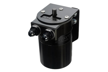 HPS Performance Billet Aluminum Oil Catch Can Kit, Black, 860-014WB