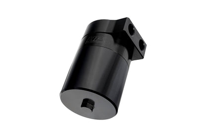 HPS Performance Billet Aluminum Oil Catch Can Kit, Black, 860-014WB